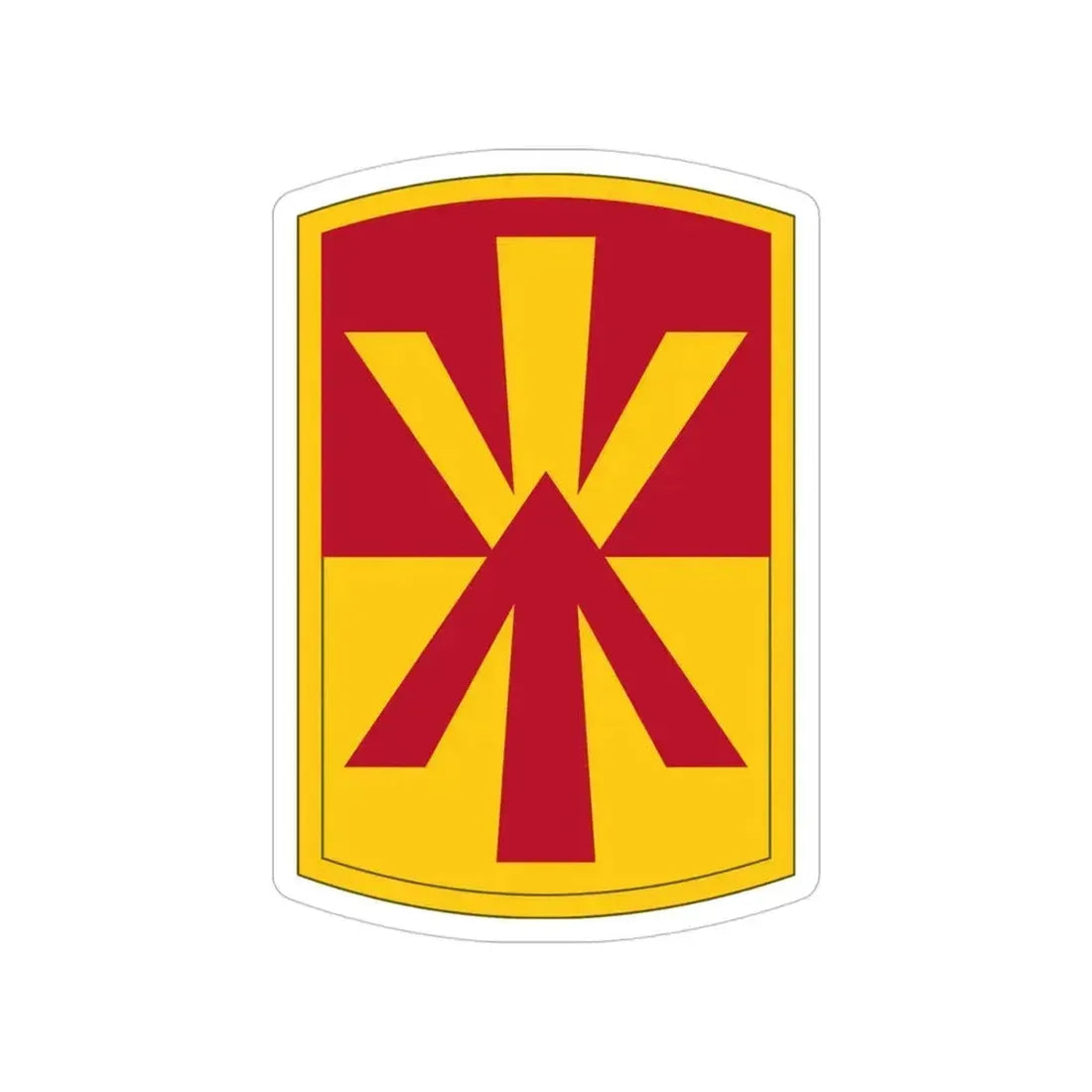 11th Air Defense Artillery Brigade (U.S. Army) Transparent STICKER Die-Cut Vinyl Decal 4 Inch - The Sticker Space