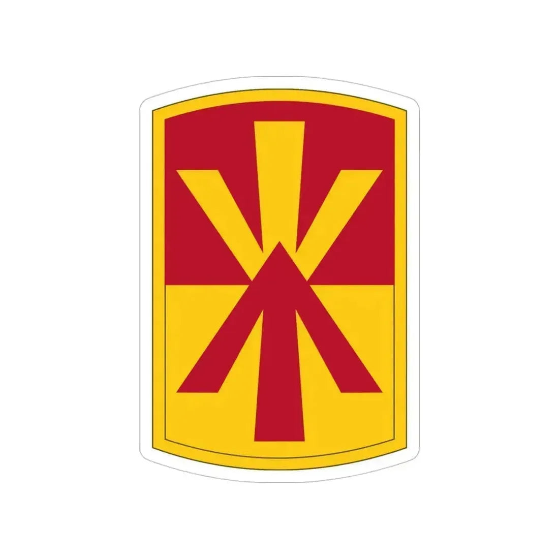 11th Air Defense Artillery Brigade (U.S. Army) Transparent STICKER Die-Cut Vinyl Decal 5 Inch - The Sticker Space