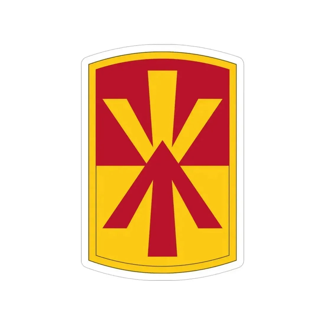 11th Air Defense Artillery Brigade (U.S. Army) Transparent STICKER Die-Cut Vinyl Decal 5 Inch - The Sticker Space