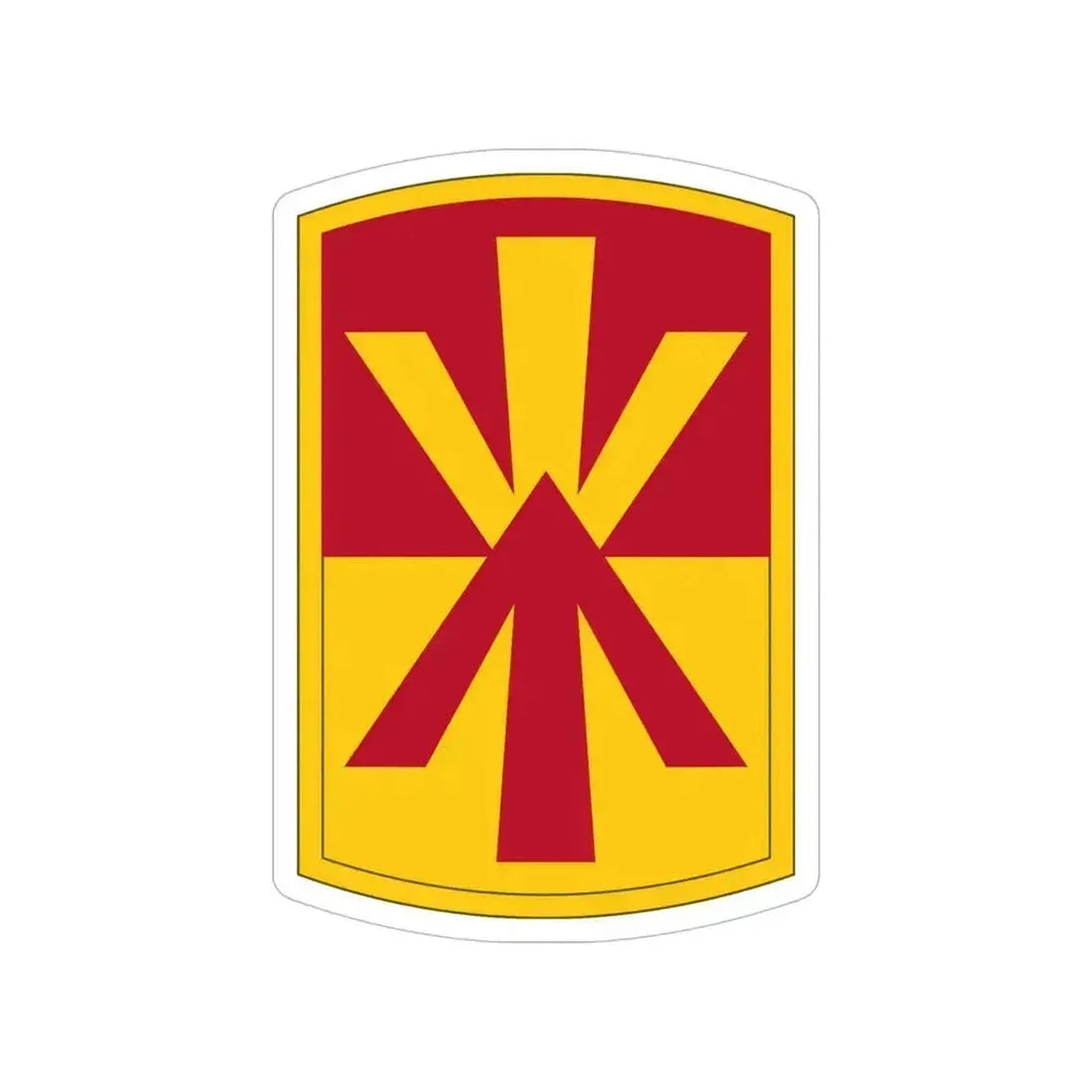 11th Air Defense Artillery Brigade (U.S. Army) Transparent STICKER Die-Cut Vinyl Decal 6 Inch - The Sticker Space