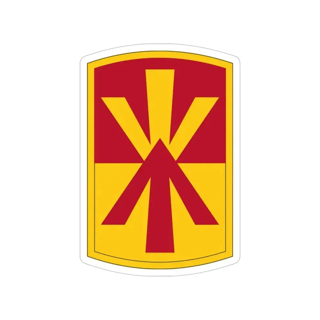 11th Air Defense Artillery Brigade (U.S. Army) Transparent STICKER Die-Cut Vinyl Decal 6 Inch - The Sticker Space
