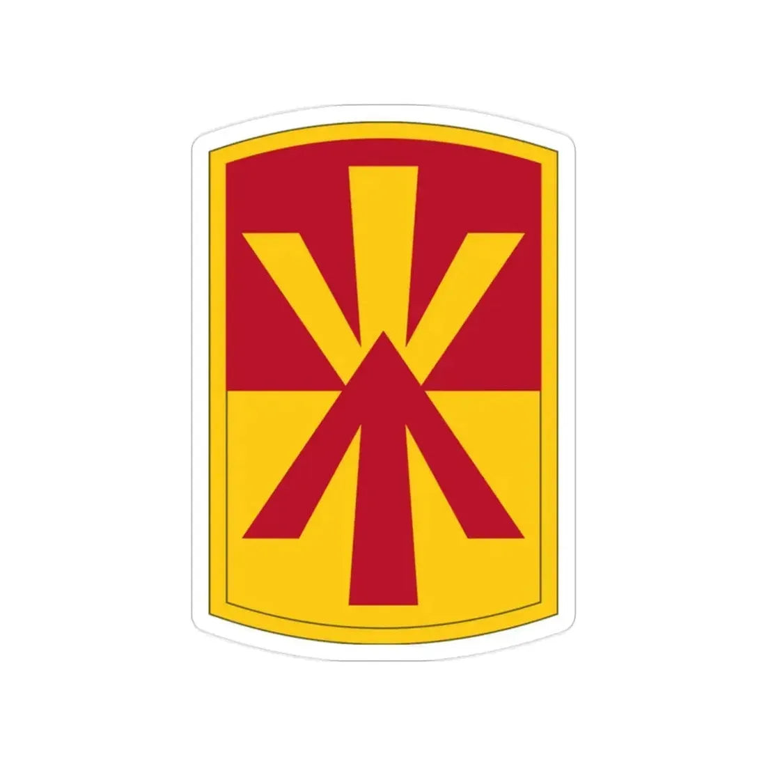 11th Air Defense Artillery Brigade (U.S. Army) Transparent STICKER Die-Cut Vinyl Decal - The Sticker Space