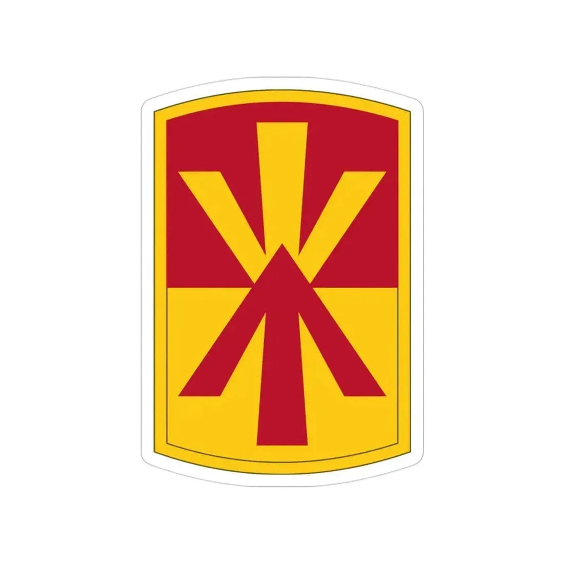 11th Air Defense Artillery Brigade (U.S. Army) Transparent STICKER Die-Cut Vinyl Decal - The Sticker Space