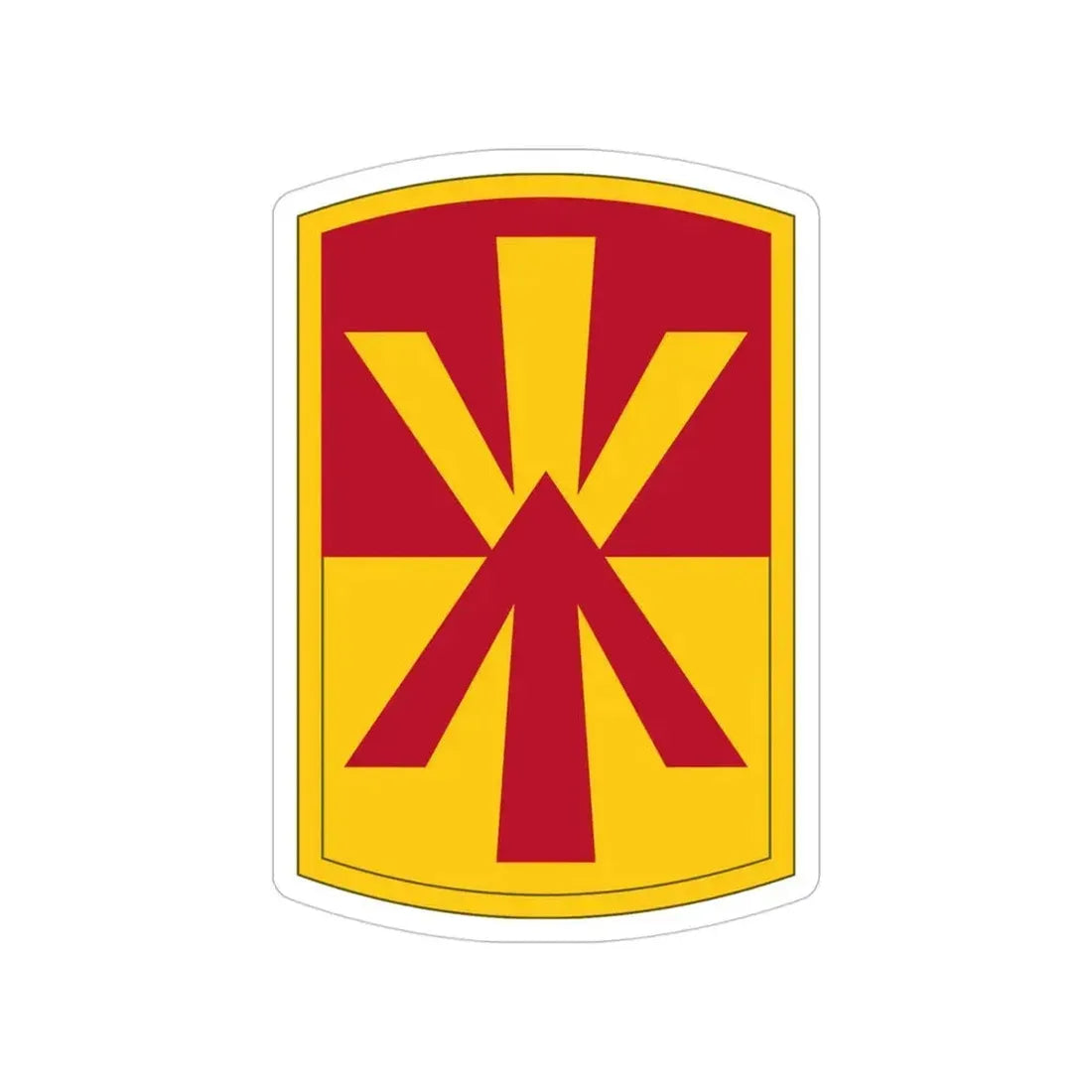 11th Air Defense Artillery Brigade (U.S. Army) Transparent STICKER Die-Cut Vinyl Decal - The Sticker Space