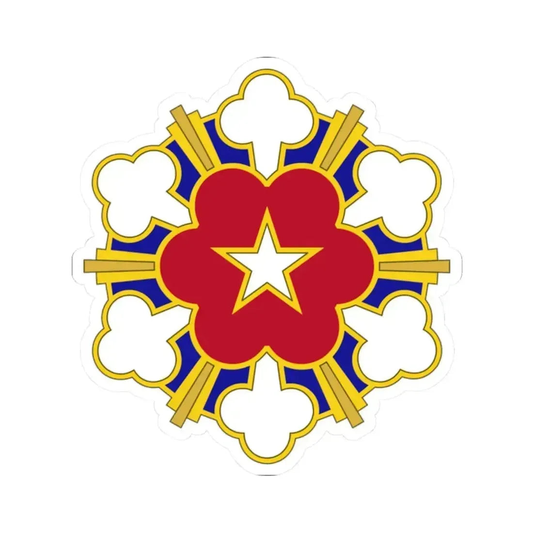 11th Air Defense Artillery Brigade v2 (U.S. Army) STICKER Vinyl Kiss-Cut Decal 2 Inch White - The Sticker Space