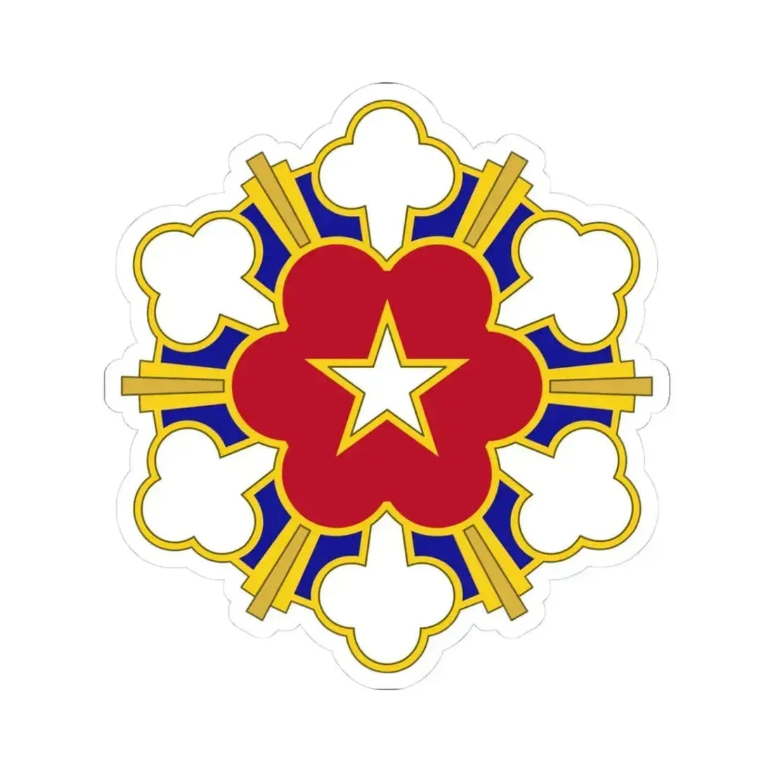 11th Air Defense Artillery Brigade v2 (U.S. Army) STICKER Vinyl Kiss-Cut Decal 3 Inch White - The Sticker Space