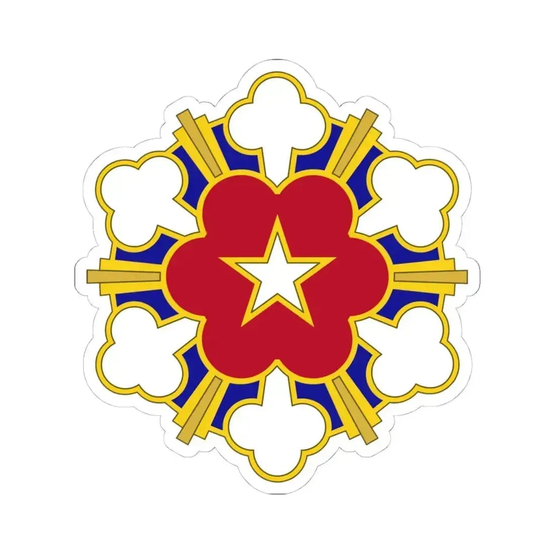 11th Air Defense Artillery Brigade v2 (U.S. Army) STICKER Vinyl Kiss-Cut Decal 4 Inch White - The Sticker Space