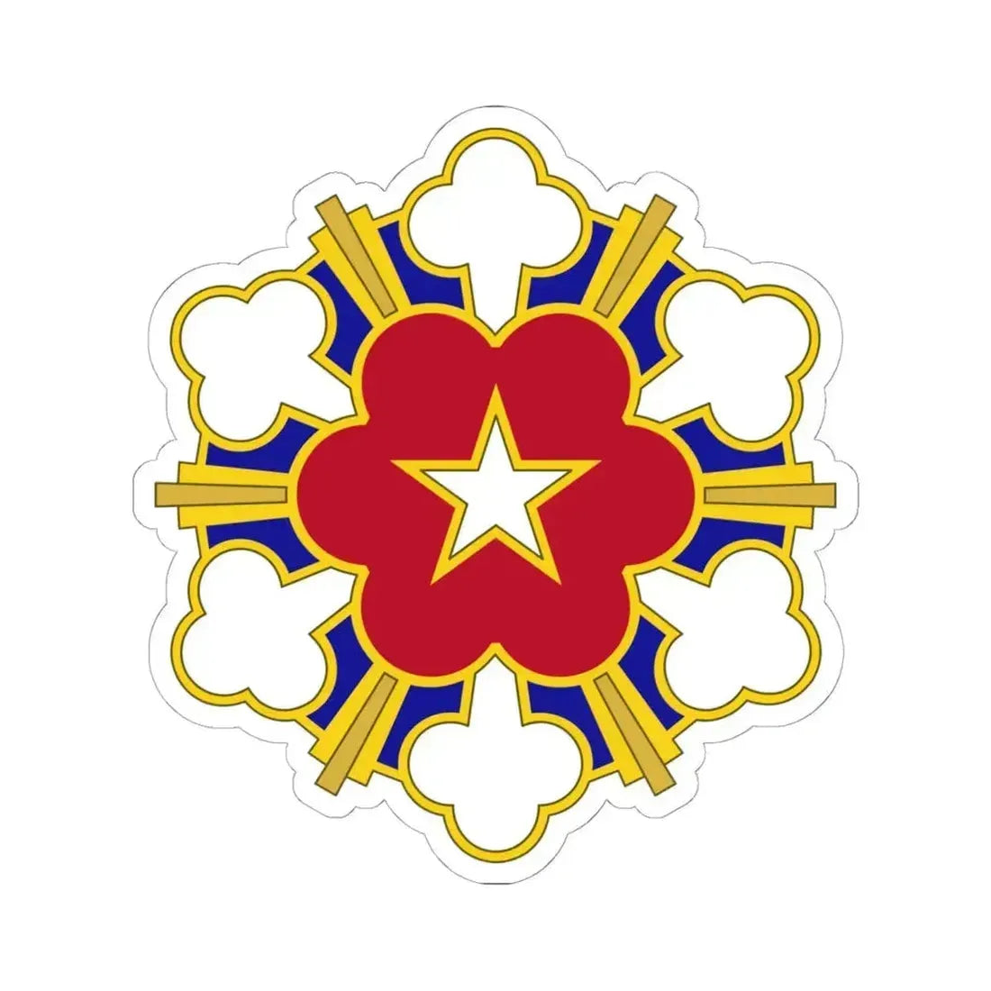 11th Air Defense Artillery Brigade v2 (U.S. Army) STICKER Vinyl Kiss-Cut Decal 6 Inch White - The Sticker Space