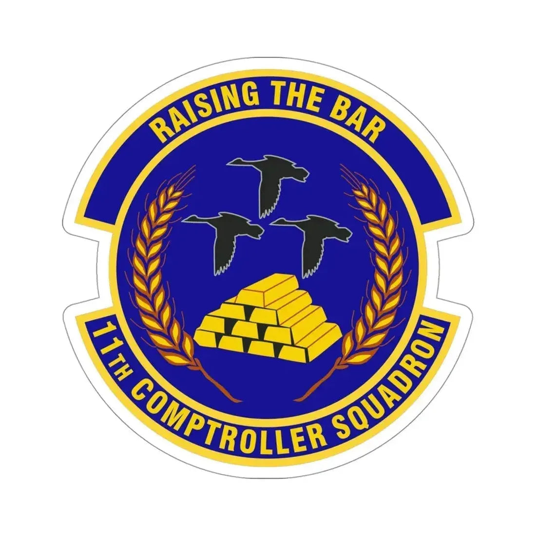 11th Comptroller Squadron (U.S. Air Force) STICKER Vinyl Die-Cut Decal - The Sticker Space
