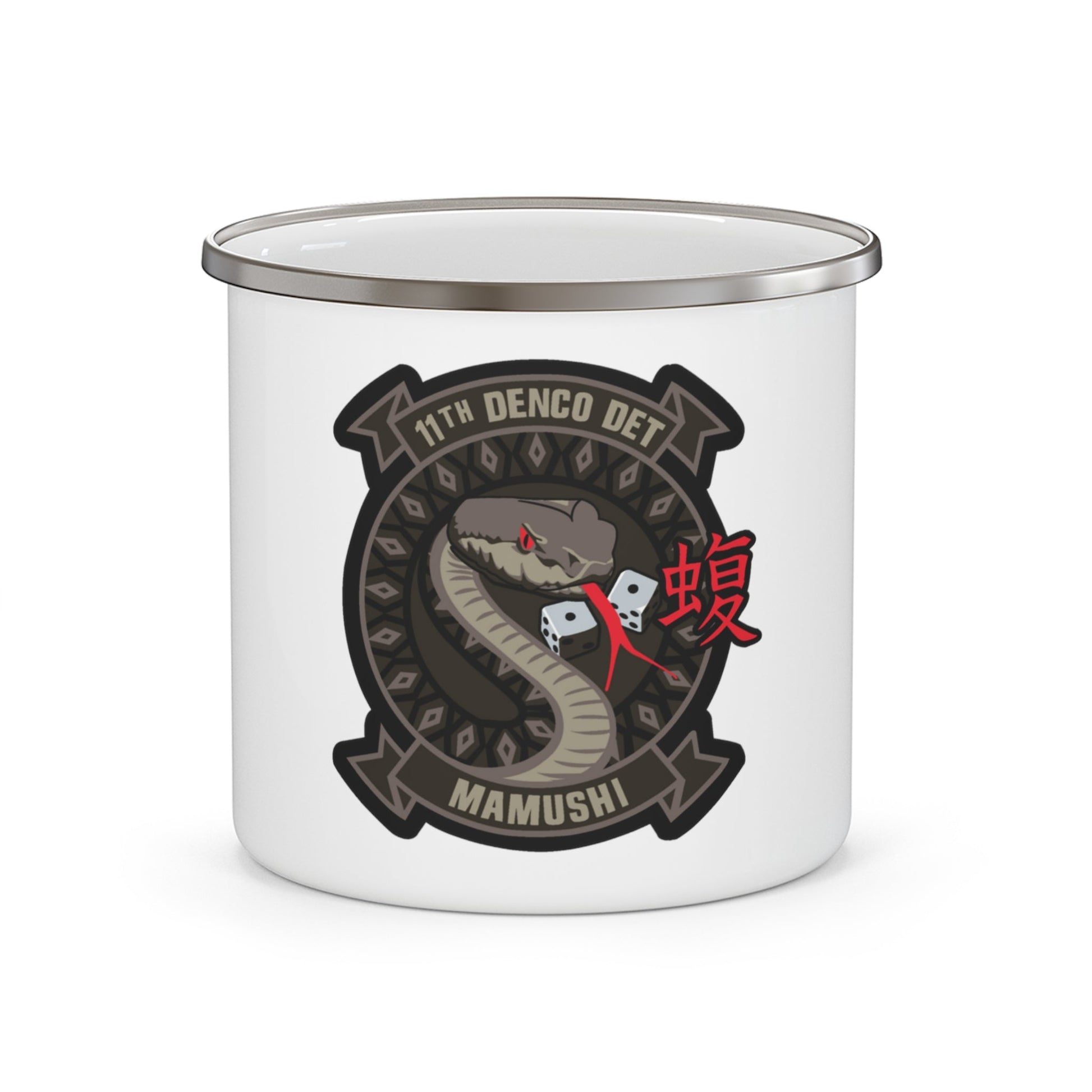 11th DENCO DET Mamushi (U.S. Navy) Enamel Mug 12oz-12oz-The Sticker Space