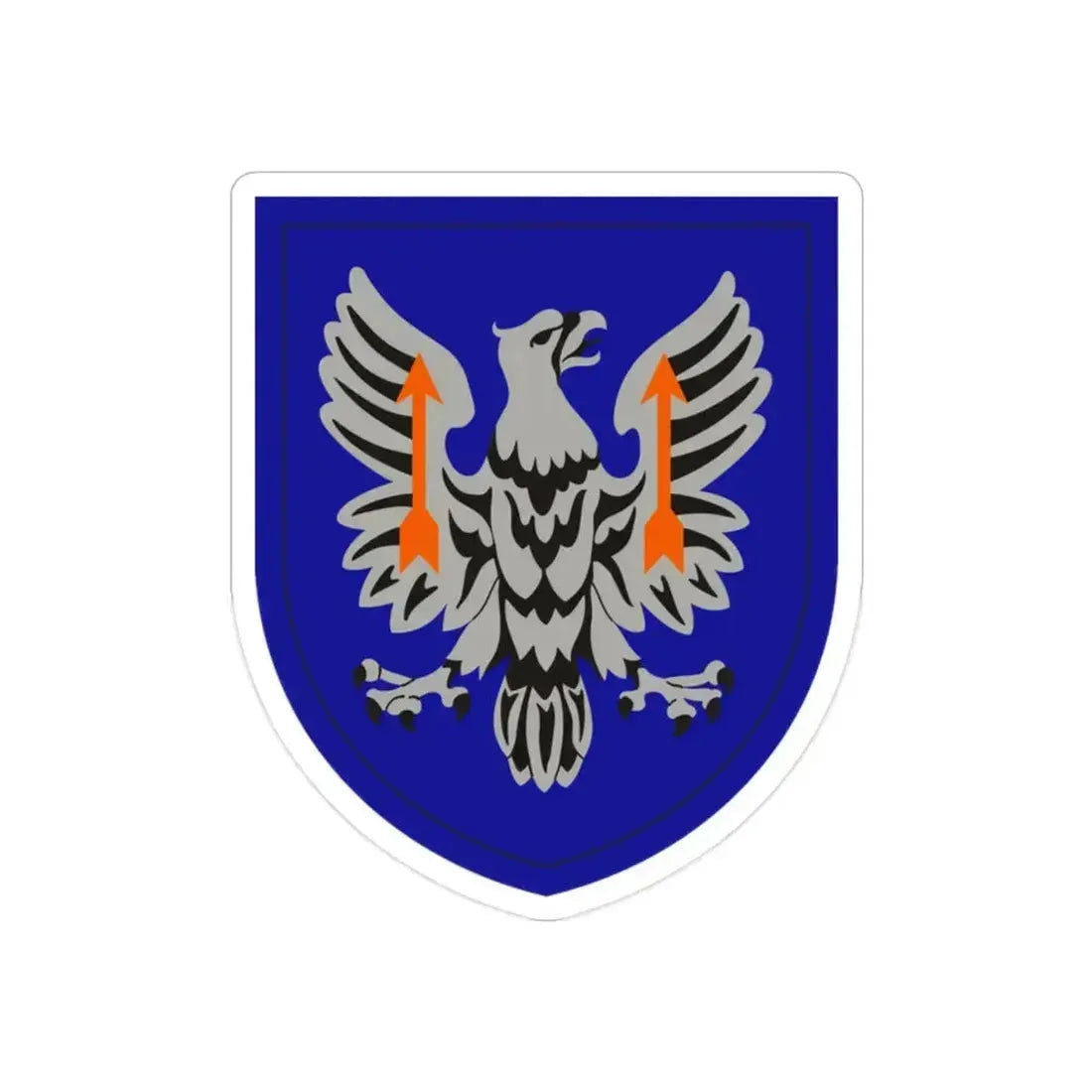 11th Expeditionary Combat Aviation Brigade (U.S. Army) REVERSE PRINT Transparent Die-Cut STICKER 2 Inch Die-Cut Transparent - The Sticker Space