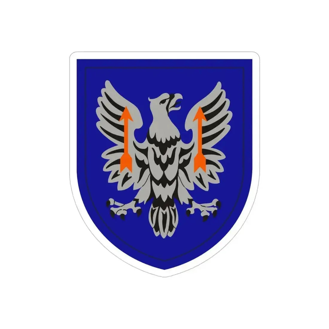 11th Expeditionary Combat Aviation Brigade (U.S. Army) REVERSE PRINT Transparent Die-Cut STICKER - The Sticker Space