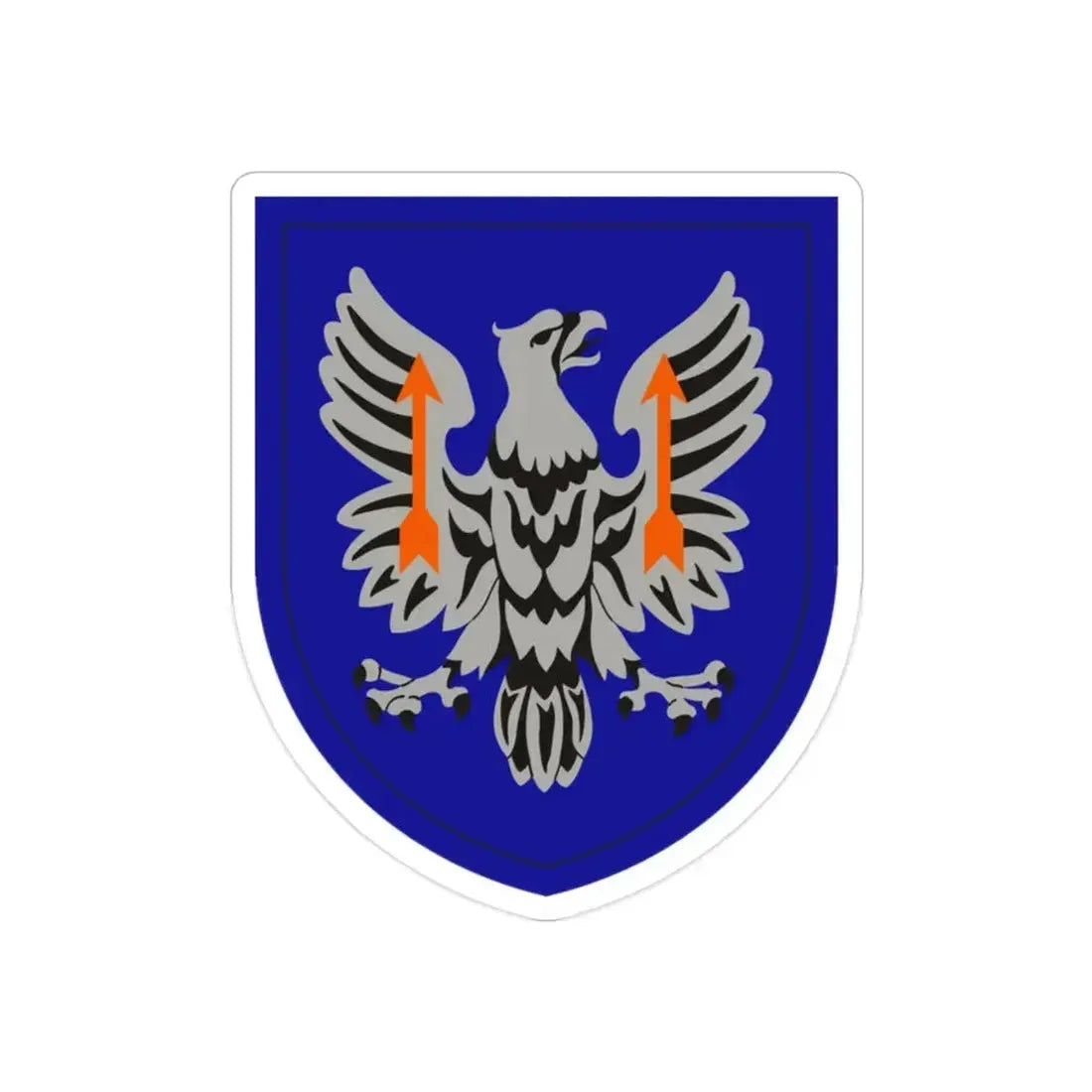 11th Expeditionary Combat Aviation Brigade (U.S. Army) REVERSE PRINT Transparent Die-Cut STICKER - The Sticker Space