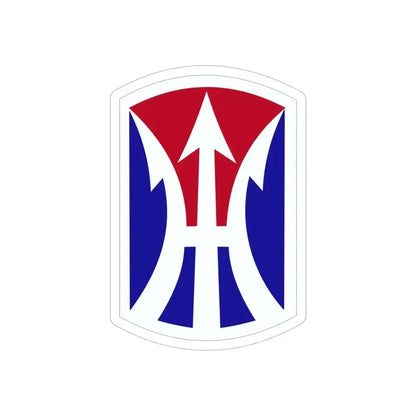 11TH INFANTRY BRIGADE (U.S. Army) REVERSE PRINT Transparent Die-Cut STICKER 5 Inch Die-Cut Transparent - The Sticker Space