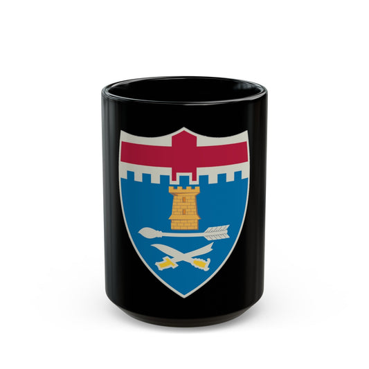 11th Infantry Regiment (U.S. Army) Black Coffee Mug-15oz-The Sticker Space