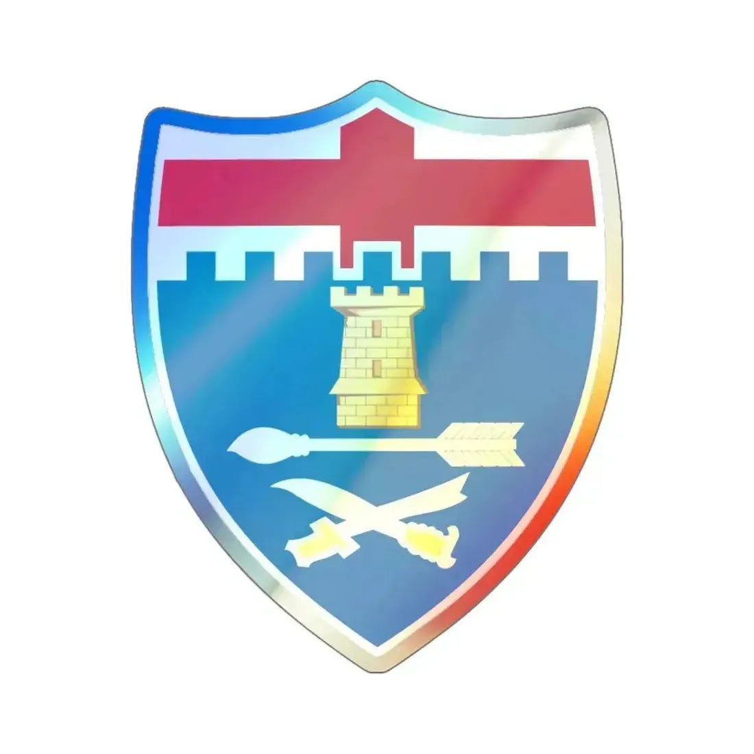 11th Infantry Regiment (U.S. Army) Holographic STICKER Die-Cut Vinyl Decal - The Sticker Space
