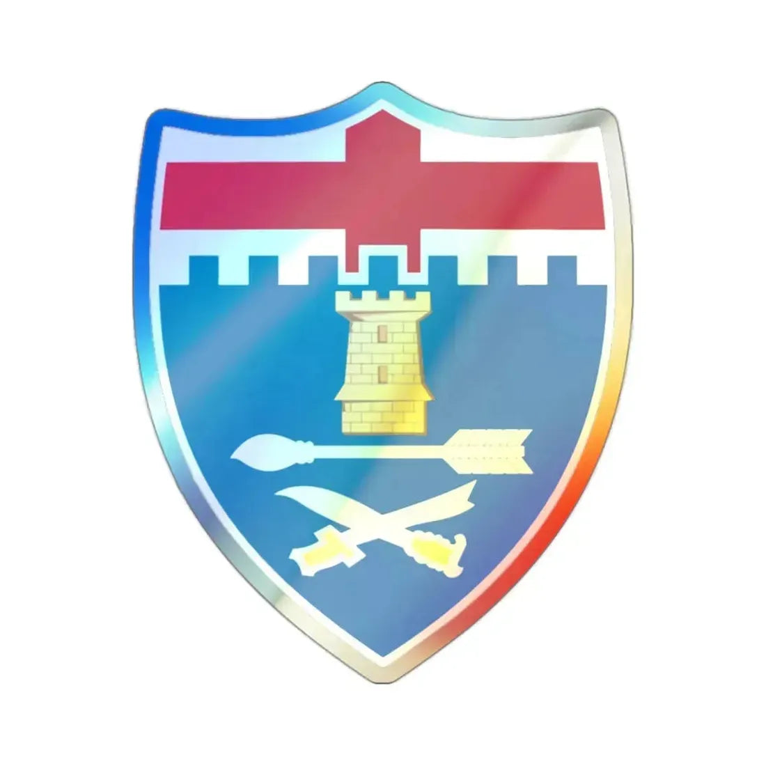 11th Infantry Regiment (U.S. Army) Holographic STICKER Die-Cut Vinyl Decal - The Sticker Space