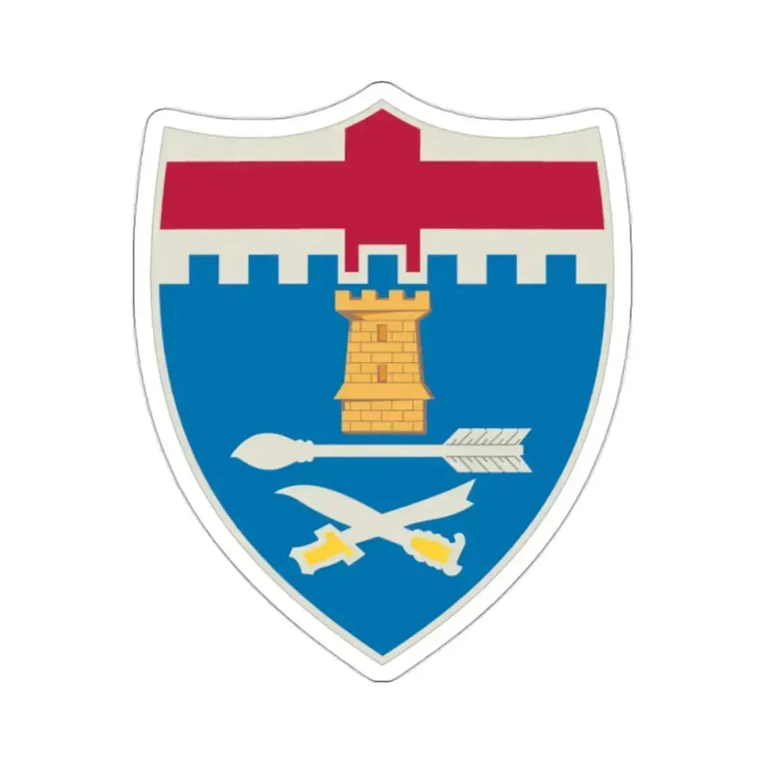 11th Infantry Regiment (U.S. Army) STICKER Vinyl Kiss-Cut Decal 2 Inch White - The Sticker Space