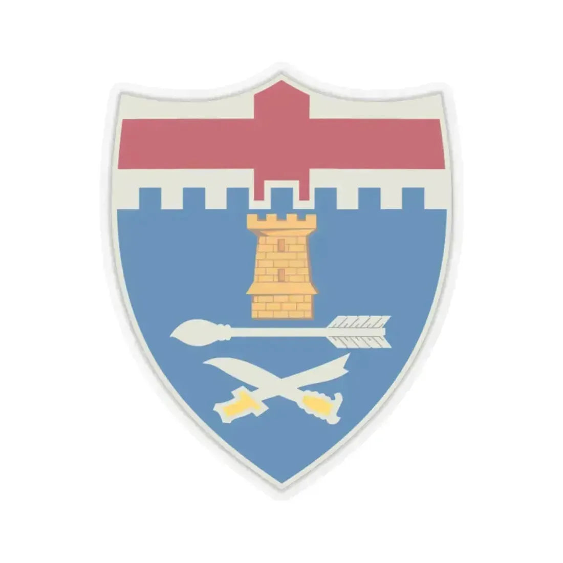 11th Infantry Regiment (U.S. Army) STICKER Vinyl Kiss-Cut Decal 6 Inch Transparent - The Sticker Space