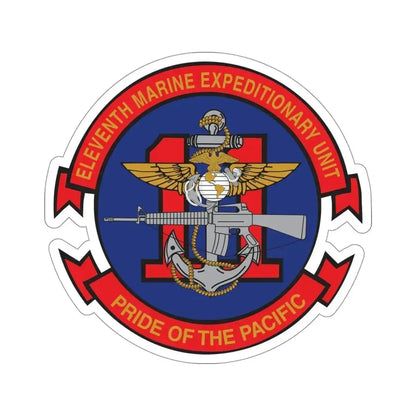 11th MEU (USMC) STICKER Vinyl Die-Cut Decal 4 Inch - The Sticker Space