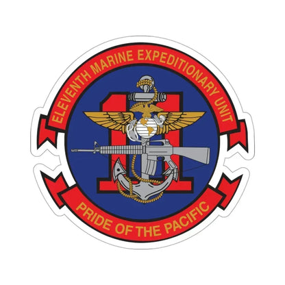 11th MEU (USMC) STICKER Vinyl Die-Cut Decal - The Sticker Space