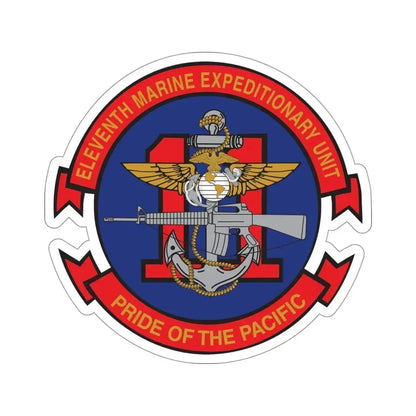 11th MEU (USMC) STICKER Vinyl Die-Cut Decal - The Sticker Space
