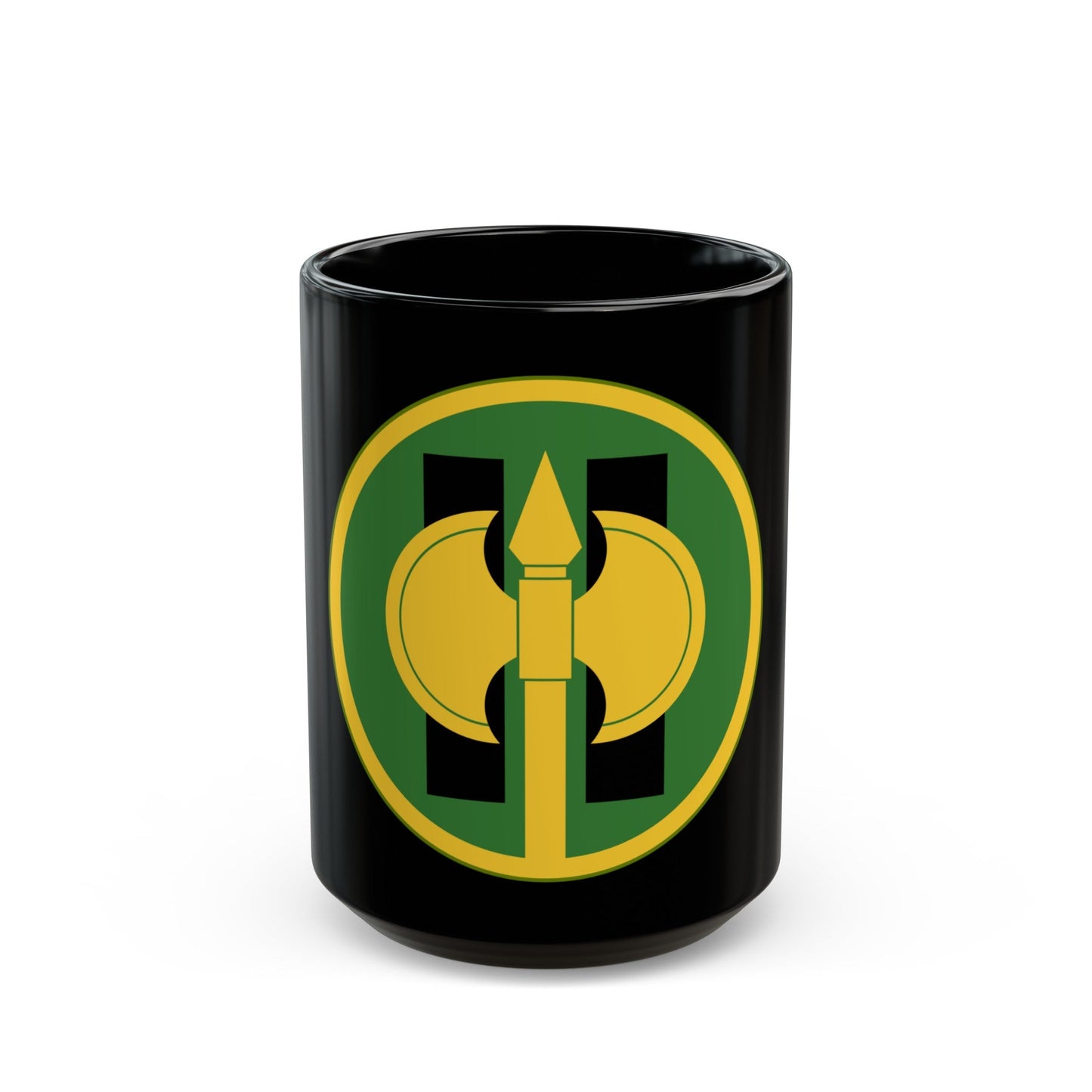11th Military Police Brigade (U.S. Army) Black Coffee Mug-15oz-The Sticker Space