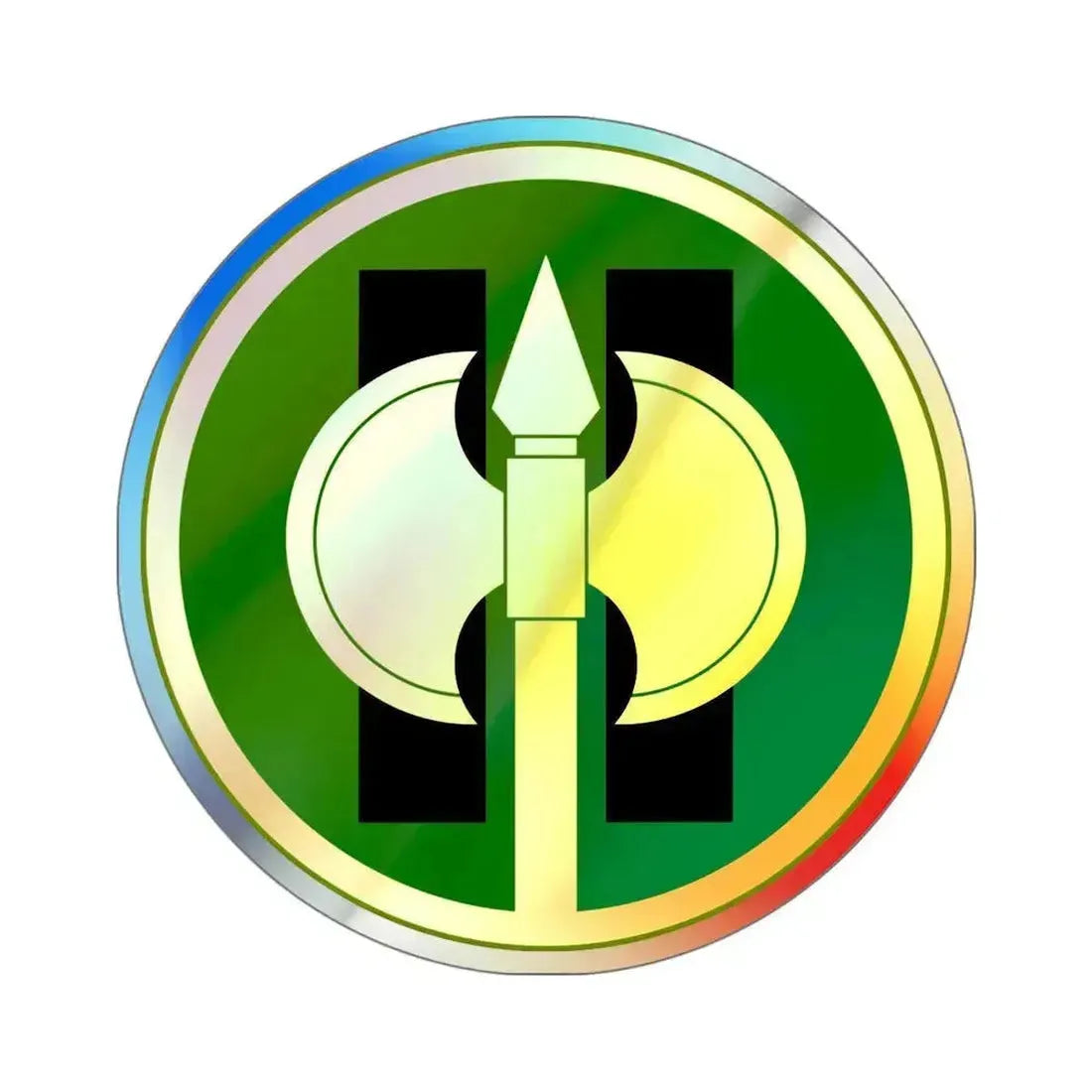 11th Military Police Brigade (U.S. Army) Holographic STICKER Die-Cut Vinyl Decal - The Sticker Space