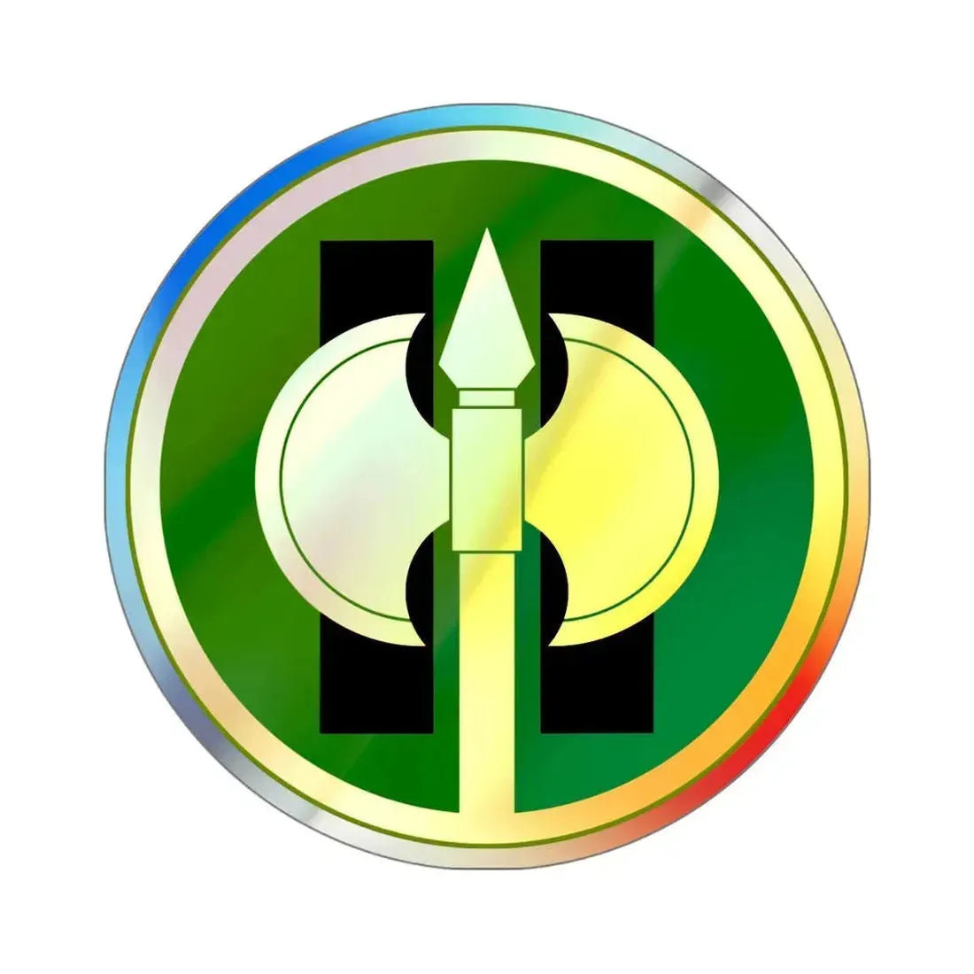 11th Military Police Brigade (U.S. Army) Holographic STICKER Die-Cut Vinyl Decal - The Sticker Space