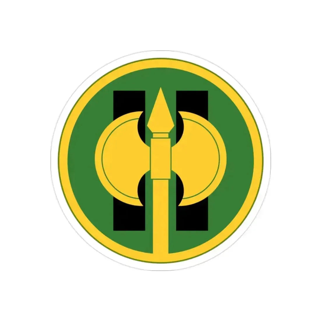 11th Military Police Brigade (U.S. Army) REVERSE PRINT Transparent Die-Cut STICKER - The Sticker Space