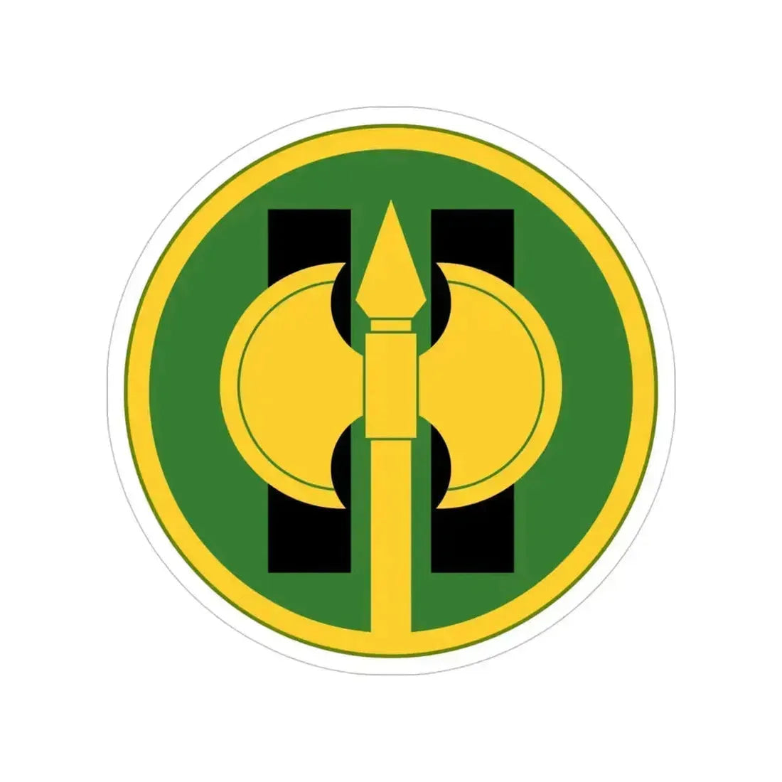 11th Military Police Brigade (U.S. Army) Transparent STICKER Die-Cut Vinyl Decal 4 Inch - The Sticker Space
