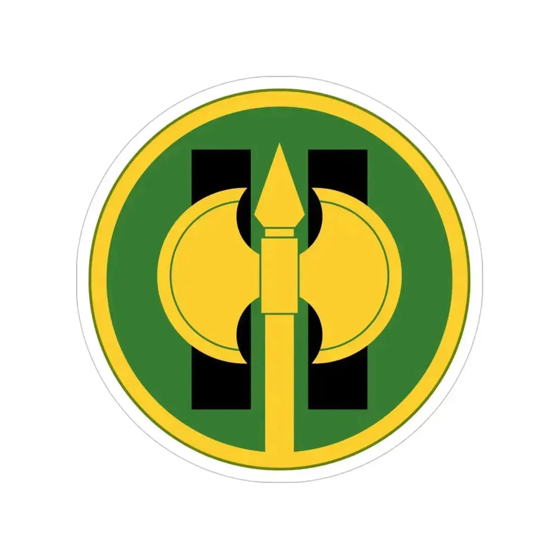11th Military Police Brigade (U.S. Army) Transparent STICKER Die-Cut Vinyl Decal 4 Inch - The Sticker Space