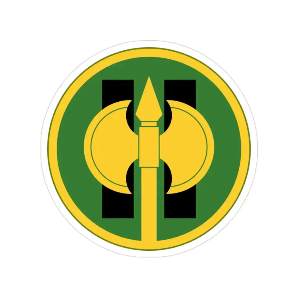 11th Military Police Brigade (U.S. Army) Transparent STICKER Die-Cut Vinyl Decal - The Sticker Space