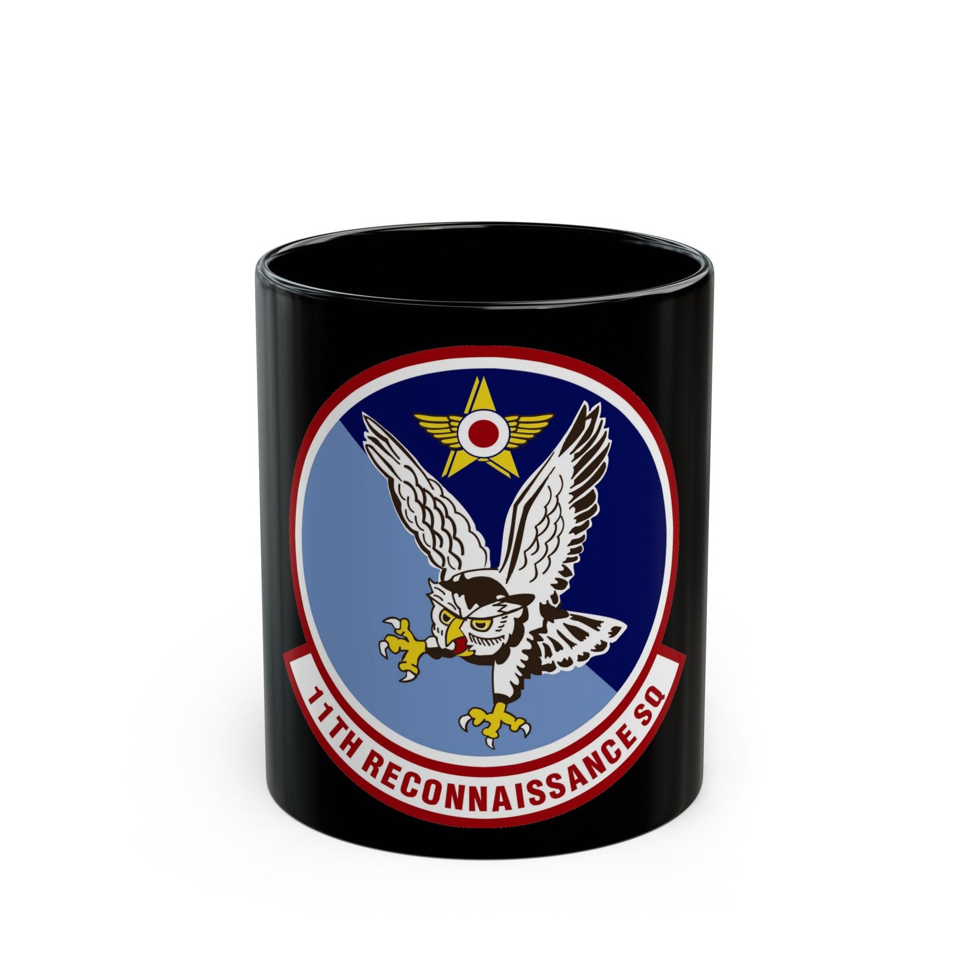 11th Reconnaissance Squadron (U.S. Air Force) Black Coffee Mug-11oz-The Sticker Space
