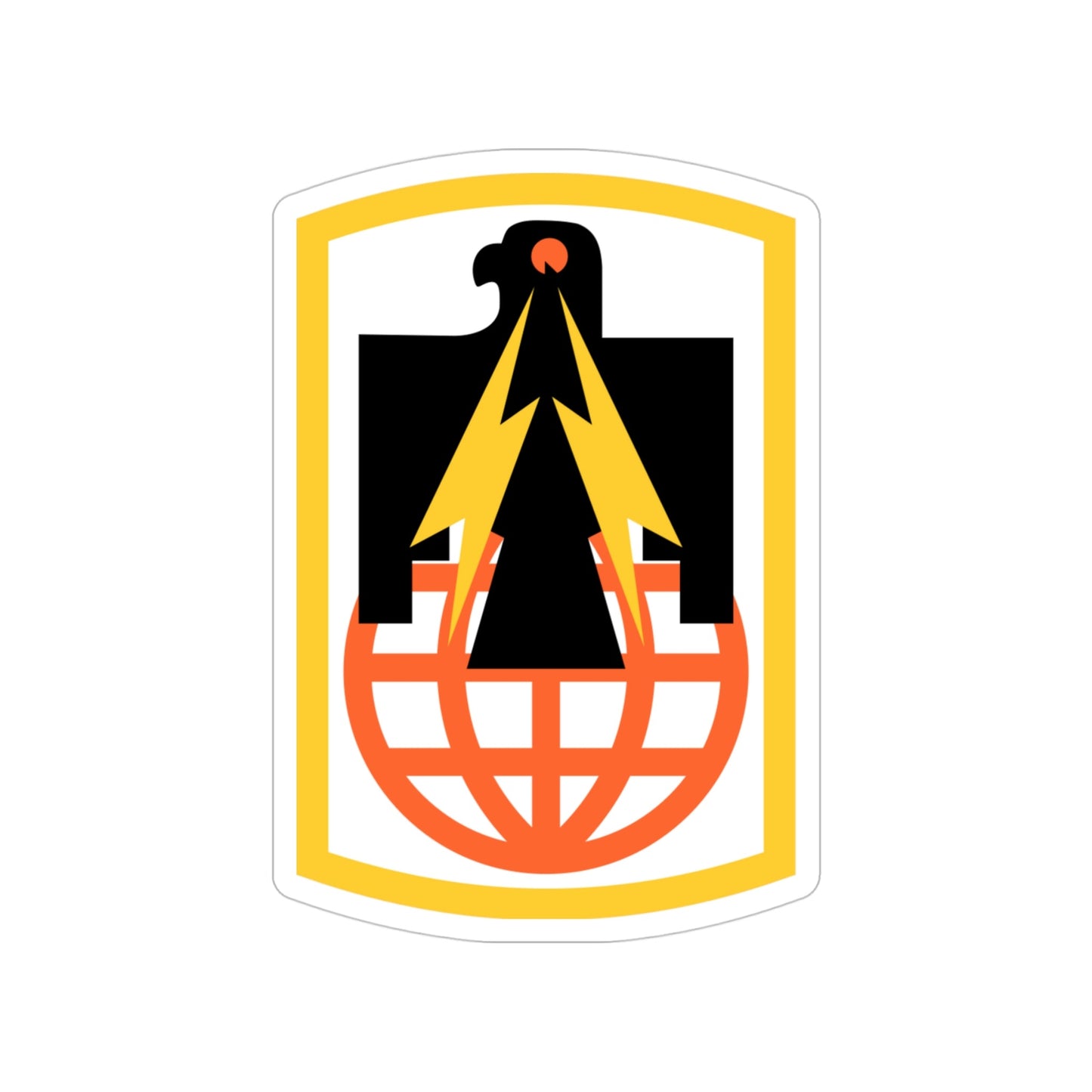 11th Signal Brigade (U.S. Army) Transparent STICKER Die-Cut Vinyl Decal-4 Inch-The Sticker Space