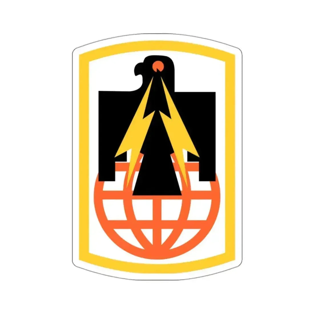 11th Signal Brigade (U.S. Army) STICKER Vinyl Kiss-Cut Decal 3 Inch White - The Sticker Space
