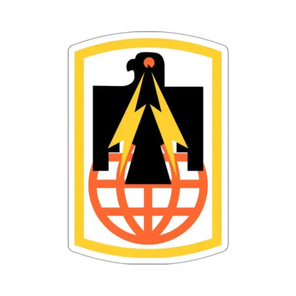 11th Signal Brigade (U.S. Army) STICKER Vinyl Kiss-Cut Decal 3 Inch White - The Sticker Space