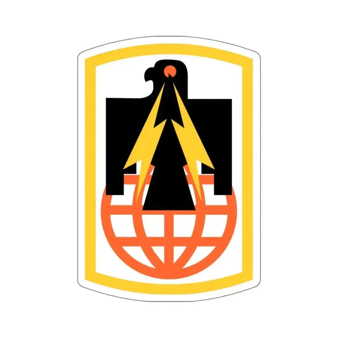 11th Signal Brigade (U.S. Army) STICKER Vinyl Kiss-Cut Decal 4 Inch White - The Sticker Space