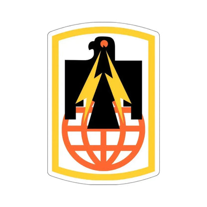 11th Signal Brigade (U.S. Army) STICKER Vinyl Kiss-Cut Decal 4 Inch White - The Sticker Space