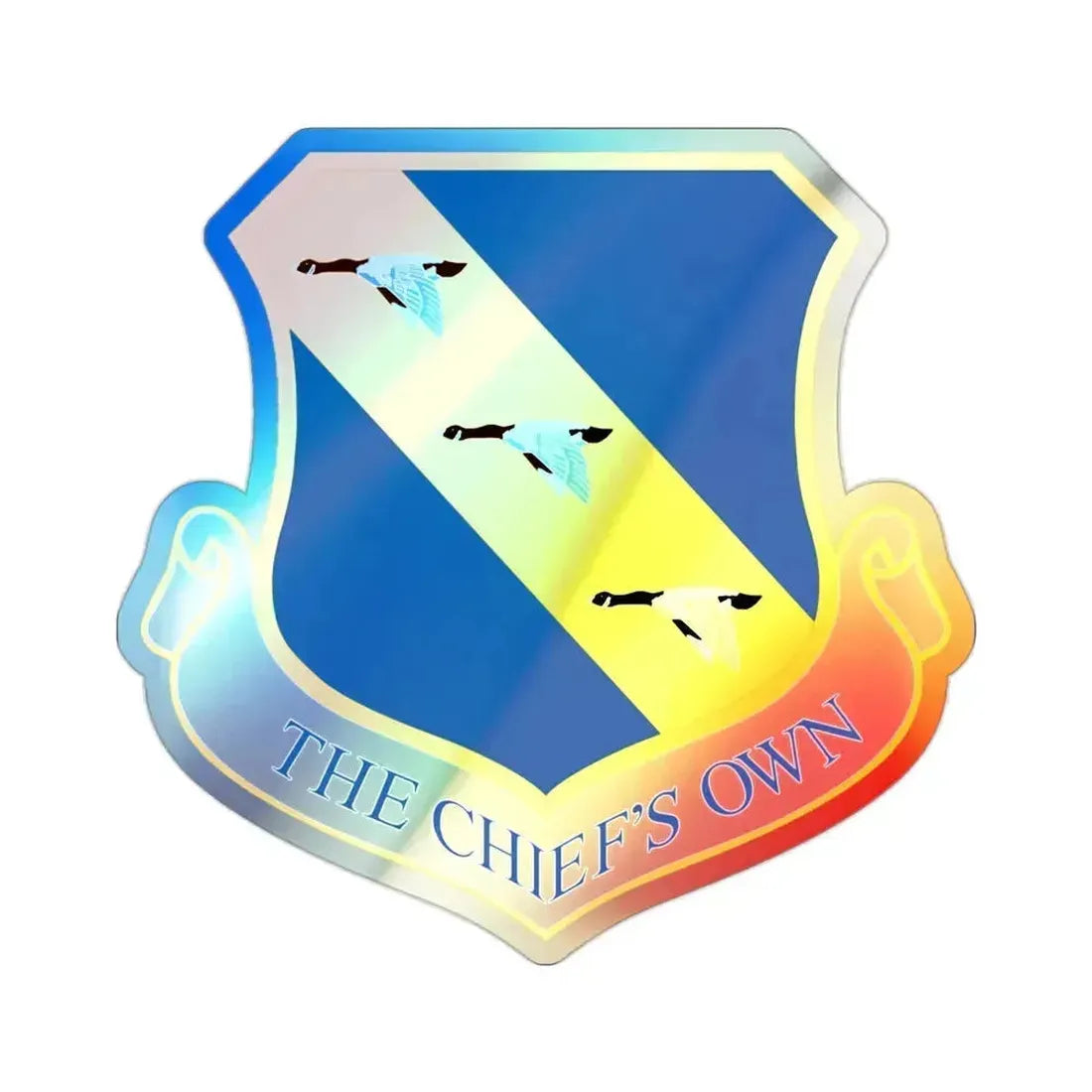 11th Wing (U.S. Air Force) Holographic STICKER Die-Cut Vinyl Decal 2 Inch Holographic - The Sticker Space