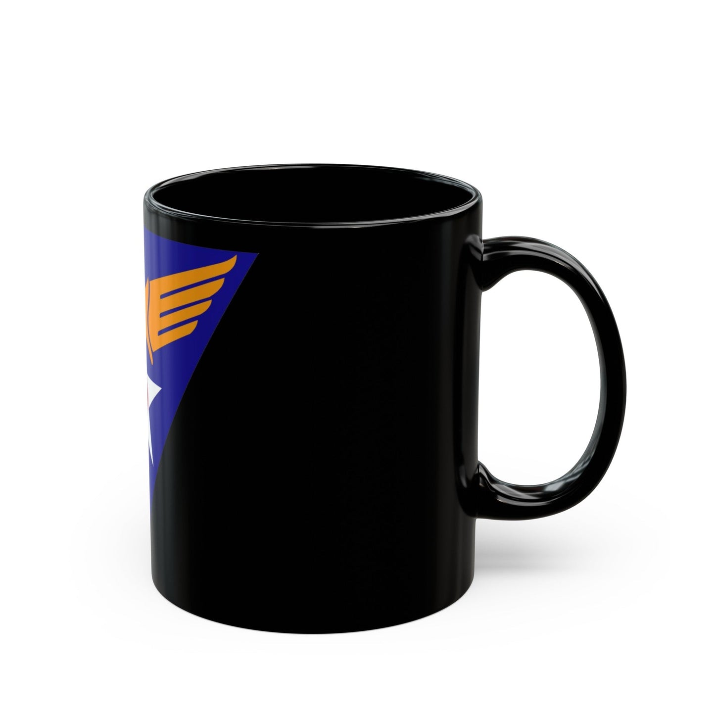 12 Air Force (U.S. Army) Black Coffee Mug-The Sticker Space