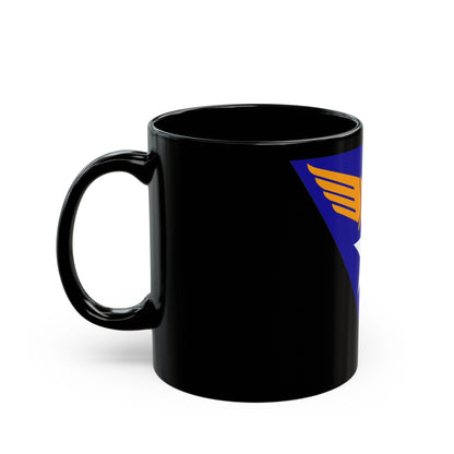 12 Air Force (U.S. Army) Black Coffee Mug-The Sticker Space