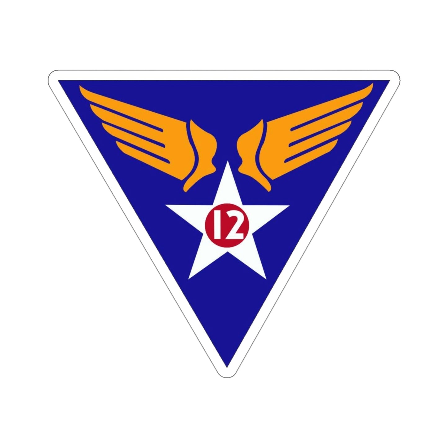 12 Air Force (U.S. Army) STICKER Vinyl Die-Cut Decal-4 Inch-The Sticker Space