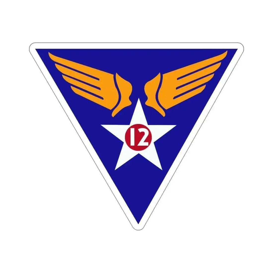 12 Air Force (U.S. Army) STICKER Vinyl Die-Cut Decal - The Sticker Space