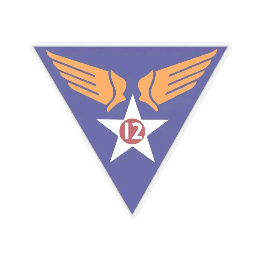 12 Air Force (U.S. Army) STICKER Vinyl Kiss-Cut Decal 6 Inch Transparent - The Sticker Space
