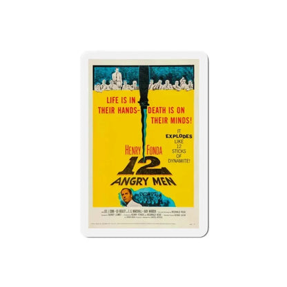 12 Angry Men 1957 Movie Poster Refrigerator Magnet 2 Inch - The Sticker Space