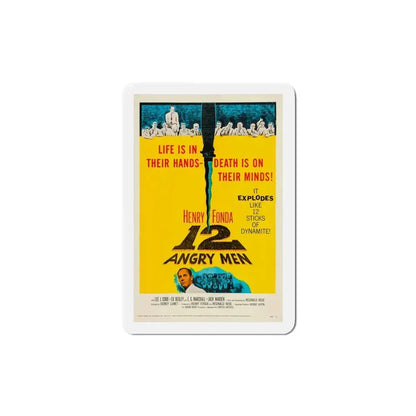 12 Angry Men 1957 Movie Poster Refrigerator Magnet - The Sticker Space