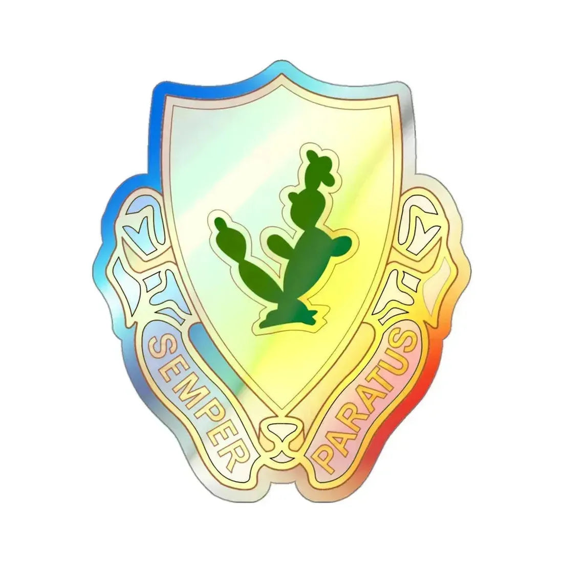 12 Cavalry Regiment (U.S. Army) Holographic STICKER Die-Cut Vinyl Decal 3 Inch Holographic - The Sticker Space
