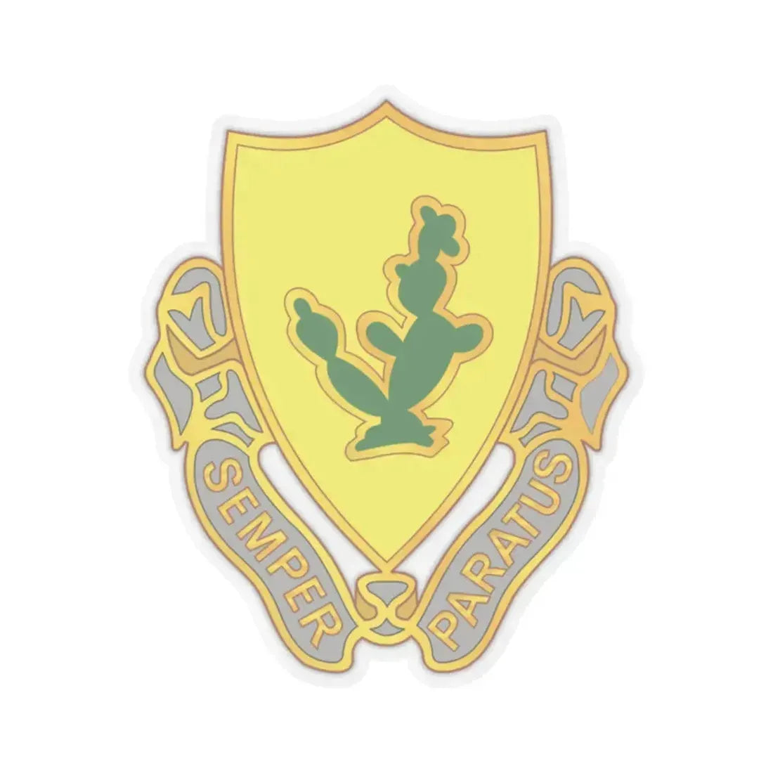 12 Cavalry Regiment (U.S. Army) STICKER Vinyl Kiss-Cut Decal 2 Inch Transparent - The Sticker Space
