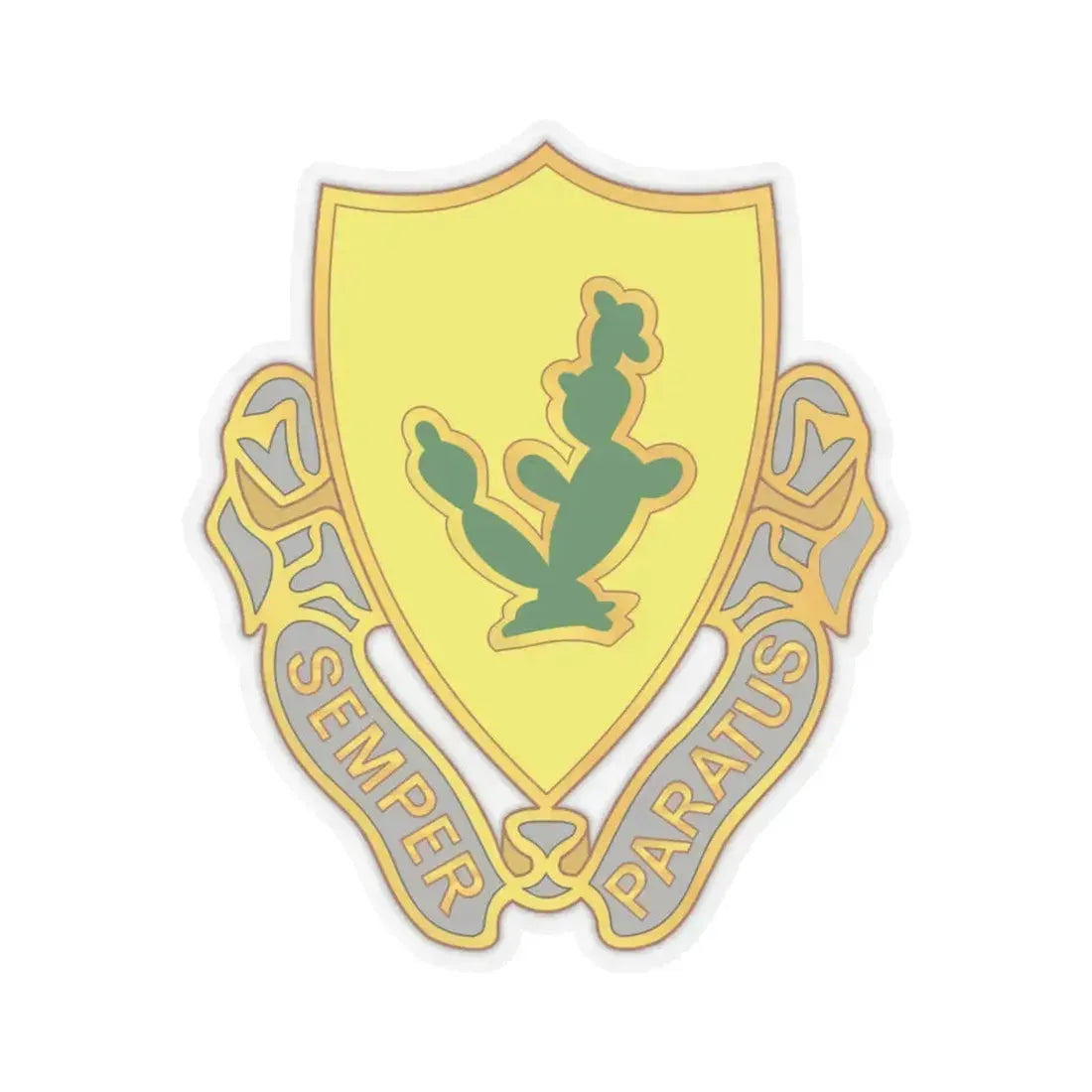 12 Cavalry Regiment (U.S. Army) STICKER Vinyl Kiss-Cut Decal 4 Inch Transparent - The Sticker Space